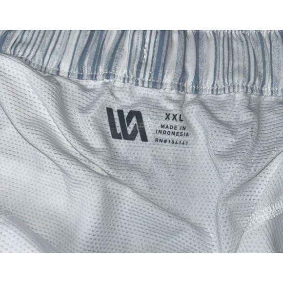 VRST Men's 5” Resort Short, Slim Fit with Liner, Denim Stripe, Size XXL - Picture 5 of 13